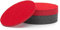 FILU Filzuntersetzer rund 8er Pack (rot, dunkelgrau) - Untersetzer aus Filz für Tisch und Bar als Glasuntersetzer/Getränkeuntersetzer für Glas und Gläser