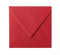 Paper24 100 quadratische Briefumschläge 125 x 125 mm, 12,5x12,5 cm, 120 g/m² mit Dreieckslasche Farbe: 11 Weinrot