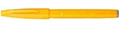 Pentel Brush Touch Sign Pen (Fine) [Yellow] x 3 pieces (Japan Import)