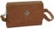 dressforfun 900648 Damen Trachten Handtasche Edelweißkönigin, Schicke Trachtenhandtasche in Wildlederoptik (Braun | Nr. 303253)