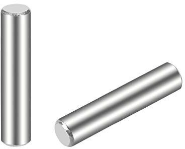 sourcing map 50 Stück Zylinderstifte 304 Edelstahl Holz Etagenbett Dübelstifte Regalheringe Stützregale 4 x 20mm (ca. 5/32)