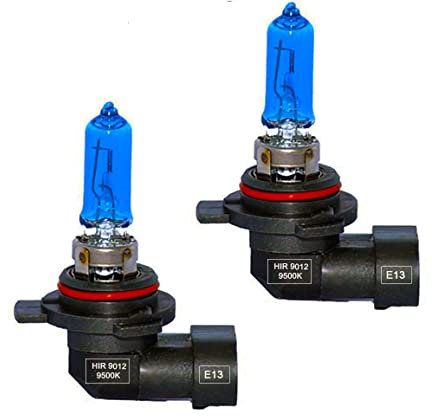 BLUETECH 2x HIR2 SUPER WHITE GLÜHLAMPEN 9012 55W 7500K Xenon Optik Px22d