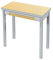 ASTIMESA Mesa de Cocina Tipo Libro Beige 80x40 cm