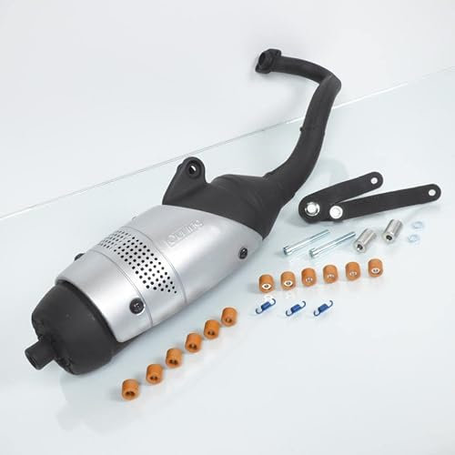 Pot d échappement Leovince compatible avec Scooter Piaggio 50 Typhoon 2T 2010 à 2016