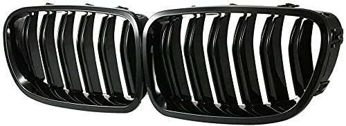 Beside_Auto Ersatz-Nierengitter für 5er-Serie F10 F11 F18 520i 523i 528i 530i 535i 550i (2010-2016), Schwarz, Kunststoff, Auto, Grill, Autoteile