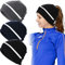 HICARER 3 Stück reflektierende Fleece-Laufmütze für Pferdeschwanz, Sicherheitsmütze mit Ohrabdeckungen, kaltes Wetter, Totenkopfkappe, Schwarz, Dunkelgrau, Marineblau, Einheitsgröße