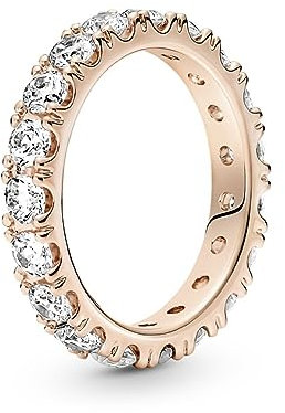 PANDORA ROSE Timeless Ring funkelnde Reihe 14k rosévergoldet, Zirkonia 180050C01 52