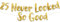25 Never Looked So Good Gold Glitter Banner - 25th Anniversary and Birthday Party Decorations
