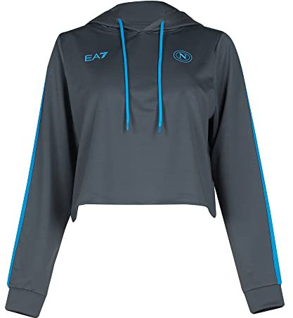 SSC Napoli Damen Season 2022/2023 Sweatshirt Lady Kapuzenpullover, Magnet, XXL