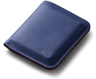 Bellroy Apex Note Sleeve – (Molded Leather Billfold Wallet, RFID Protected) - Indigo