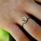 XINGNIAO Antik Sonnenblume Ringe Frauen 925 Sterling Silber Sonnenblume Ring Floral Boho Ringe Braut Hochzeitsgeschenke