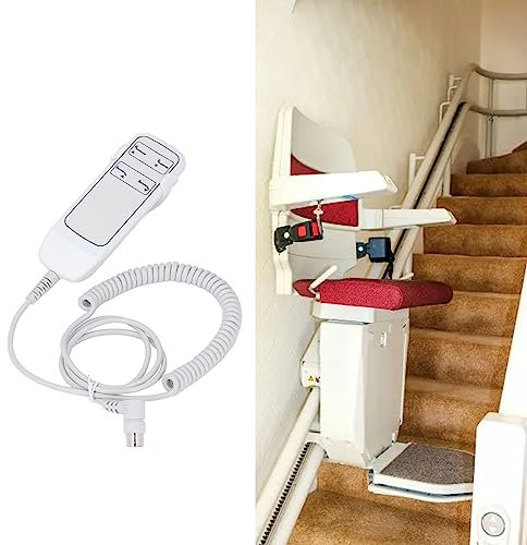 Fabater Telecomando per Poltrona Elevabile, Telecomando Reclinabile Elettrico a 8 Pin a 4 Pulsanti, Telecomando per Poltrona Elevabile o Reclinabile Elettrica per Okin, per Dewert