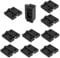 10 Scharniere 50x50mm aus Polyamid Kunststoff zum aufschrauben - für Türen Klappen Deckel ideal zur Verwendung mit T V Slot Profilen! | 3 Größen zur Auswahl……