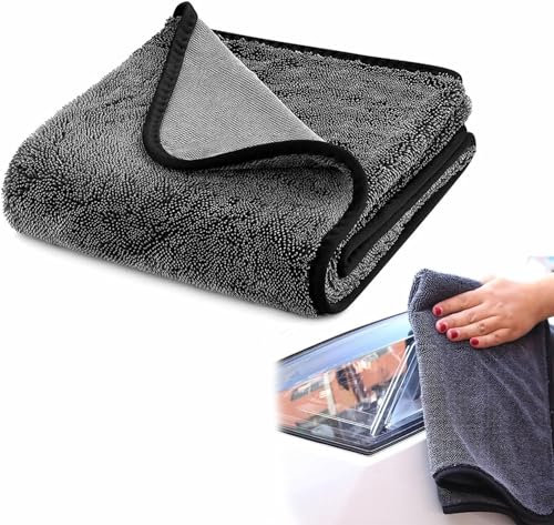 Shiny-Bath Trockentuch, Shiny Bath XXL Exul FASTDRY Trockentuch 40x60cm, Twist Pile Microfiber Cloth, Mikrofasertuch mit gedrehtem Flor, Duschkabinen Tuch zum Wasser Abziehen in Dusche & Bad (1 PCS)