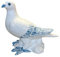 Sparfroh Taube Gartenfigur 20cm