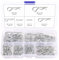 VooGenzek 100 Pièces 6 Taille Goupilles Fendues Plaquées Zinc Kit, R Clips Goupilles de Retenue, Goupilles à Ressort de Fixation, pour L'automobile, la Mécanique, le Garage Automobile, L'atelier