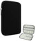 CPYJW Organizer Cavi,Accessori Viaggio Borsa Da Viaggio Custodia Cavi Resistente All'Acqua Per Cavo Del Telefono Cellulare Disco Rigido Power Bank Scheda Sd Borsa Per Cavi Organizzatore Per Cav (Nero)