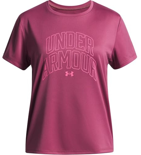 Under Armour Kids Tech Varsity Short Sleeve T-Shirt Fuchsia Dusk 11-12 Years