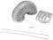 Cookology DK1M150 15cm Universal Ducting Kit for Kitchen Extractor Fans & Cooker Hoods | 150mm x 1 Metre Flexible Hose & Outside Wall Vent