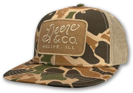 John Deere Herren Camo Deere Script Patch Hut/Cap