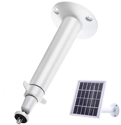 Ring Solar Panel Gutter Mount, 360° Adjustable Rotating Bracket, Weatherproof Solar Panel Mounting Brackets for Security Cameras & Outdoor Solar Systems