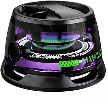 G200 Magnetic Bluetooth Speaker, Wireless Phone Stand Gaming, Waterproof Portable for Shower, Outdoor, Golf, Gifts for Teens Christmas Holiday (black)