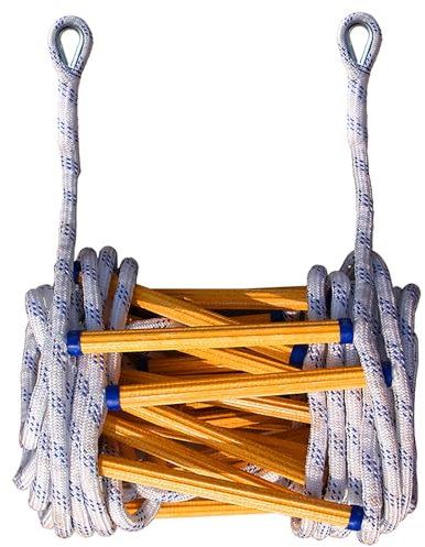 Emergency Fire Escape Ladder, Portable & Collapsible for RV, Boat & Outdoor Safety - Multi-Purpose Escape Tool for Quick Rescue & Emergency Situations