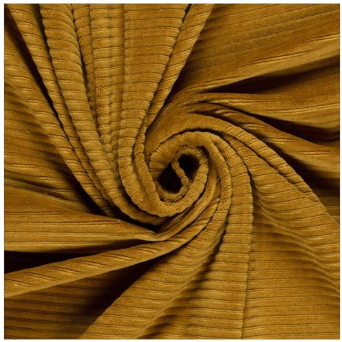 Velour Nicky Kord-Stoff breit gerippt elastisch uni ab 50 x 155cm Oeko-Tex