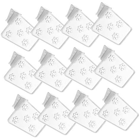 Operitacx 40pcs Adjustable Fridge Divider Freezer Shelf Clip Organizer Bins Partition Expandable Divider Plates for Refrigerator Side Door Kitchen Pantry Storage Gadget