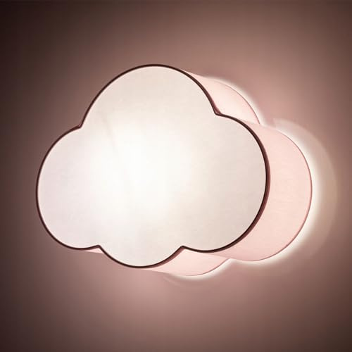 Ceiling Plafond CLOUD Pink Pastel Lampshade 2xE27