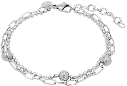 Tom Tailor Armband für Damen, Edelstahl, 16+4 cm, silber, Geschenkidee, Armschmuck, Damenschmuck, 2100628