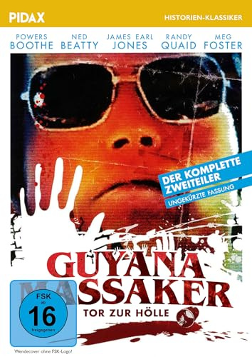 Guyana Massaker - Tor zur Hölle / Der komplette preisgekrönte Zweiteiler mit absoluter Starbesetzung in ungekürzter Langfassung (Pidax Historien-Klassiker)
