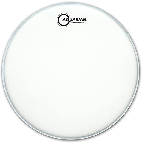 AQUARIAN DRUMHEADS TC14 Texture Coated Series - 14 Inch - White Satin Finish