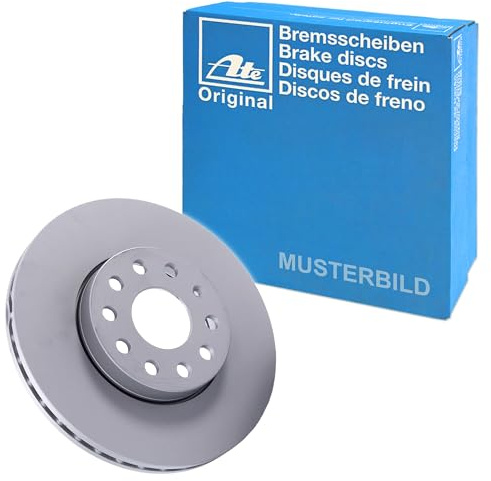 ATE 2x Bremsscheibe Vorderachse Belüftet 24.0123-0107.1 belüftet | Kompatibel mit: CHRYSLER PT CRUISER, PT CRUISER Cabriolet