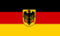 Flaggenking 16960 Drapeau Allemagne avec Aigle résistant aux intempéries Blanc 150 x 90 x 1 cm
