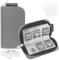 Étui de Transport pour Carte mémoire - Adapté pour Cartes SD et SDHC - 8 Pages et 22 logements - Chiffon de Nettoyage en Micro-Fibre ECO-FUSED