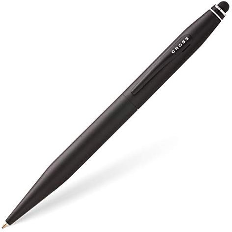Cross Tech 2 Kugelschreiber (Schreibfarbe: schwarz, mit Stylus, Standardbox) Satin-Schwarz
