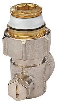 Simplex Excl Kugelhahn única. ECK E1/IG G3/4I X RP1/2 ms-pl. M. F10023 Nippel