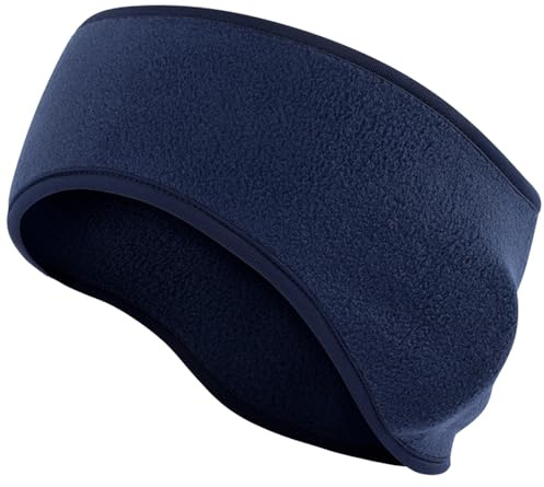 Toplor Ear Warmer Ski Stirnband – Ear Cover Head Wrap Feuchtigkeitstransport Schweißband Running mit Kopfbedeckungen Ohrenschützer, 156-Deep Blue
