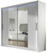 Mirjan24 Armadio London II con Specchio, Ante scorrevoli, Armadio Moderno per Camera da Letto, 180 x 215 x 57 cm, Guardaroba, Camera da Letto