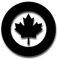 Kokarde Kanada Ahorn Canada Air Force Wappen Sticker Aufkleber 5x5cm #A4439