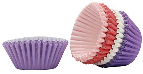 100 Mini Cupcake Cases Baking Muffin Cake Birthday Wedding Home Party (Pink Mix)