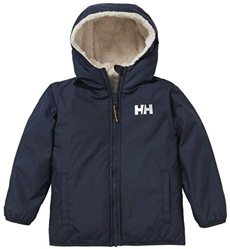 Helly Hansen Unisex Bambini Kids Champ Reversible Jacket, Blu, 4