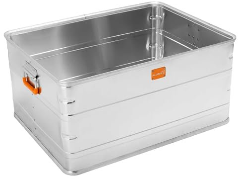Alubox Transportkiste Lagerbox ABX-U161-145 Liter - L78.5 X B 57.5 x H 37