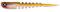 Monkey Lures 10cm Shaky Lui - 6 Gummifische, Farbe:Honey & Sugar