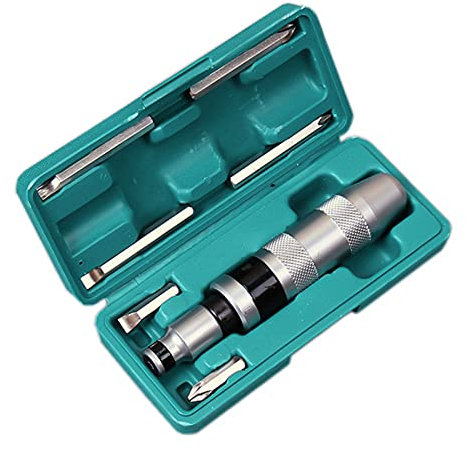 7PCS/Set Multi-Purpose Heavy Duty Shock Screw Driver Chisel Bits Tools Impact Screwdriver Set with Case