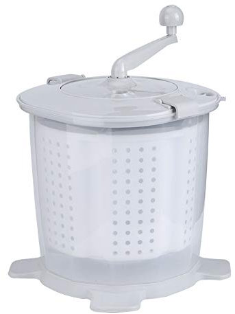 Weiyo Machine à Laver Manuelle - 1200RPM Portable Manivelle à la Main Mini-Machine à Laver Machine à Laver Le Linge de sous-vêtements avec Panier de Déshydratation Amovible pour la Maison Dortoir