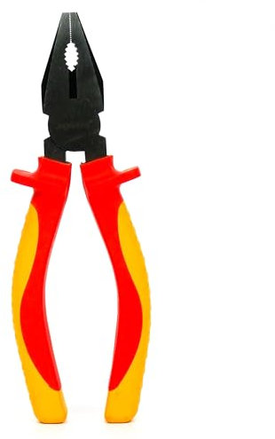 Pinza universale da 6 INGDAUM®, isolate contro 1000 V per elettricisti professionisti, ingegneri della refrigerazione e ingegneri meccatronici (Pinza universale da 6.)