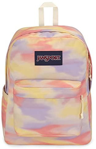 JanSport Superbreak Plus Laptop Backpack, Blurred Wash, One Size