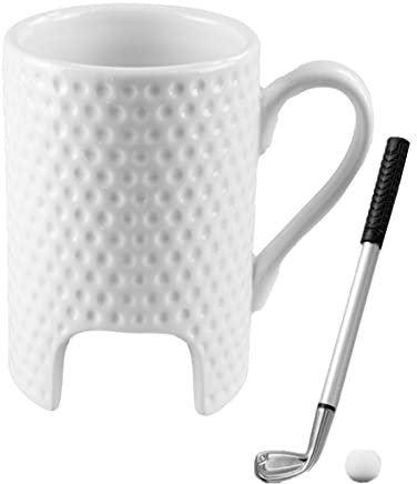 Widdle Gifts Ltd Dad's Golf Tasse mit Ball und Stift - ideal für Geburtstag, Weihnachten oder Vatertag